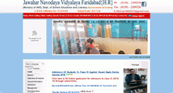 Desktop Screenshot of jnvfaridabad.org